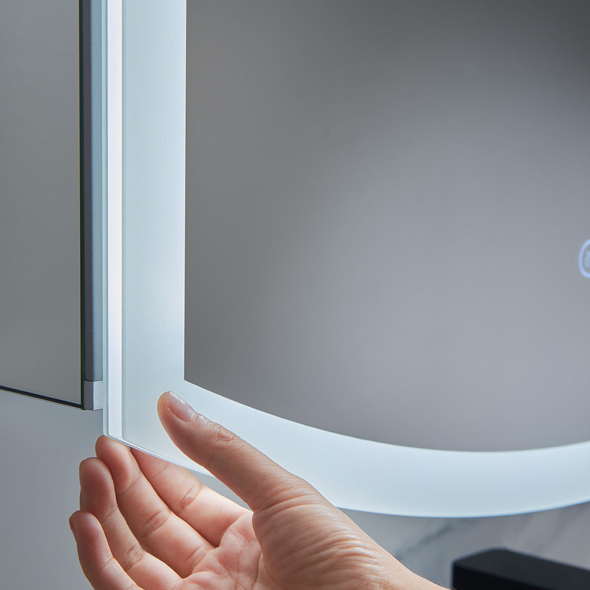 Castor – 24 Inch LED Medicine Cabinet  - Shop at Home Craft Studio - 10
