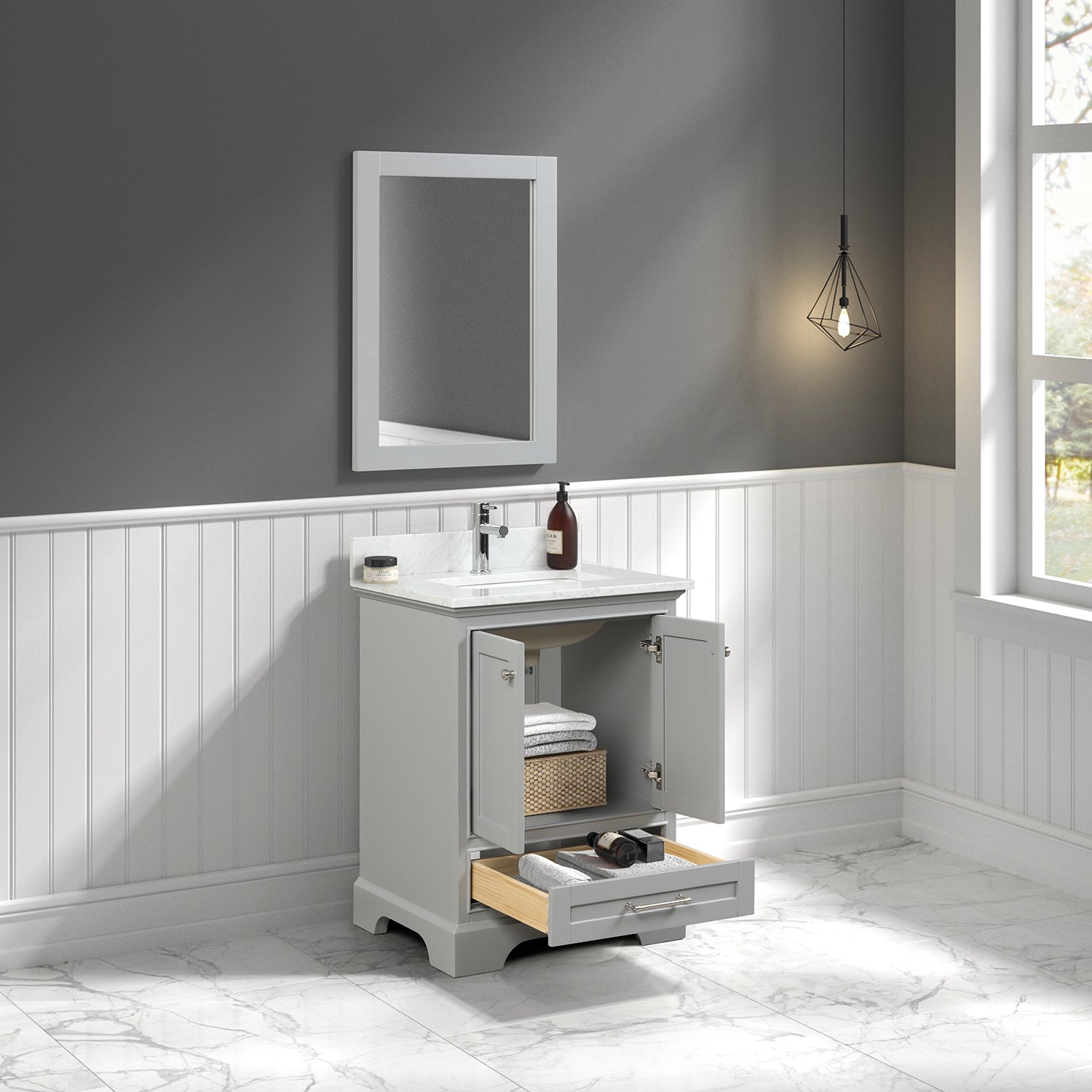 Copenhagen 24″ Vanity  - Shop at Home Craft Studio - 2