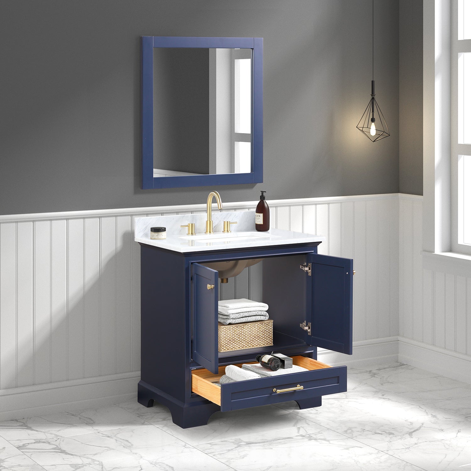 Copenhagen 30″ Vanity  - Shop at Home Craft Studio - 3