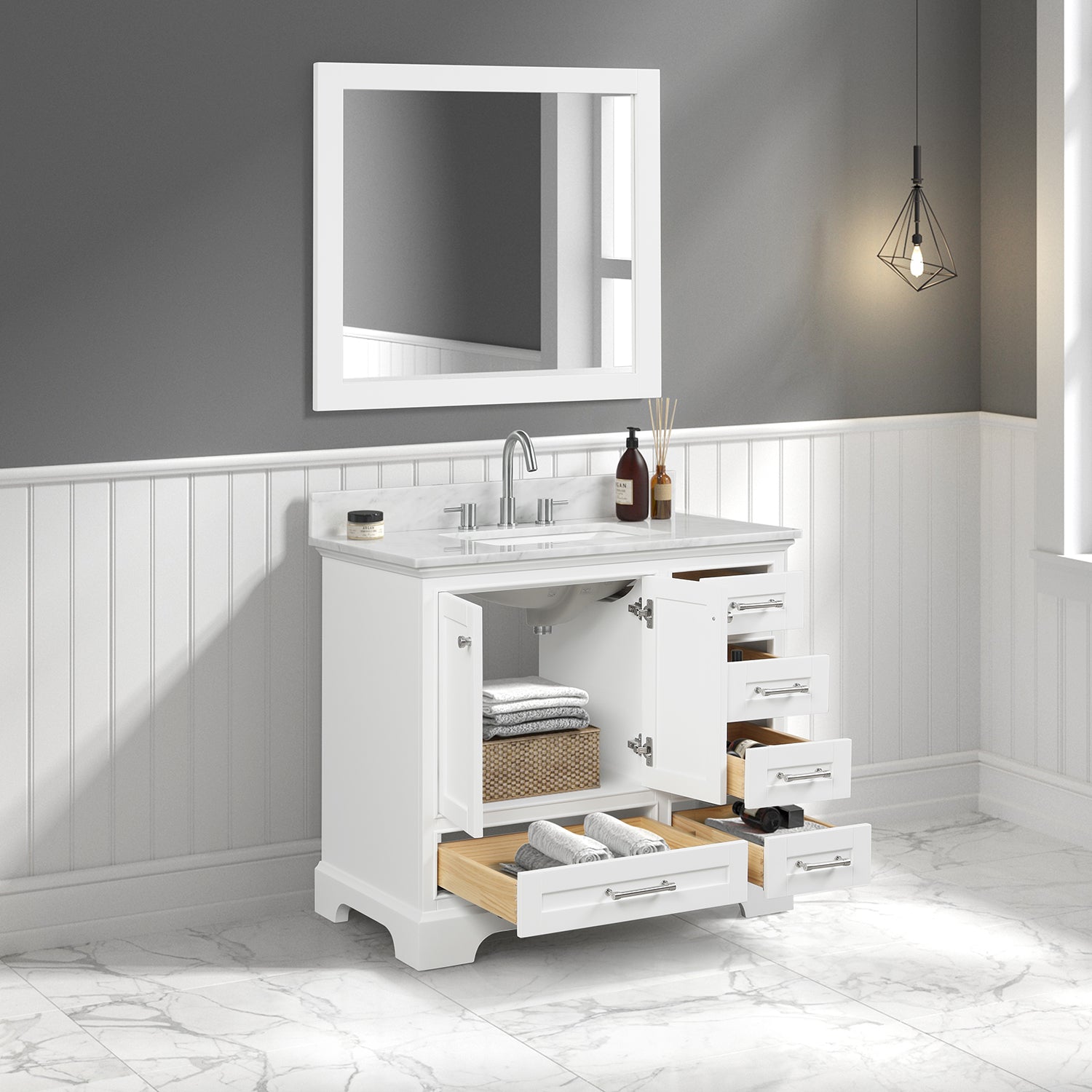 Copenhagen 36″ Vanity  - Shop at Home Craft Studio - 3