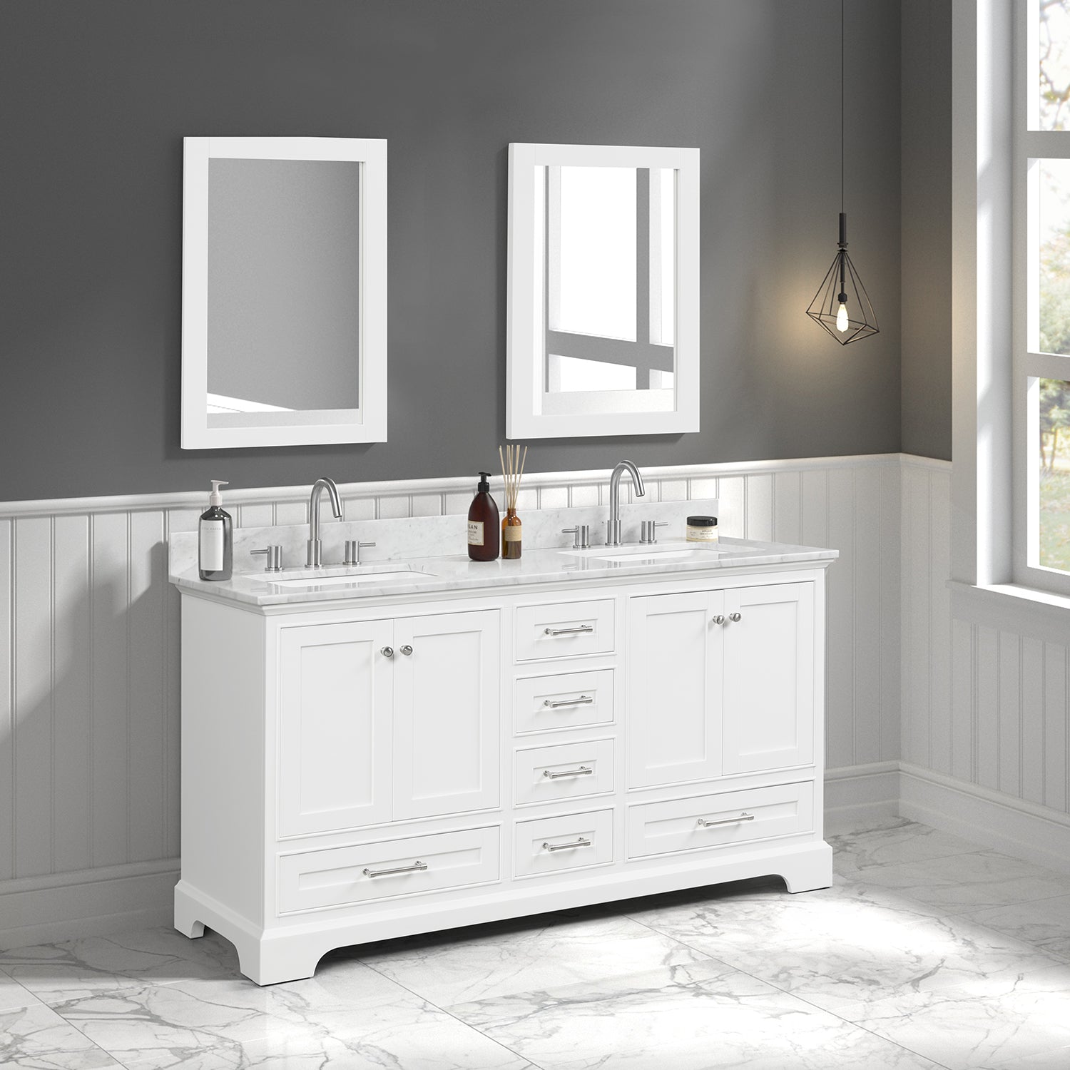 Copenhagen 60″ Vanity  - Shop at Home Craft Studio - 2