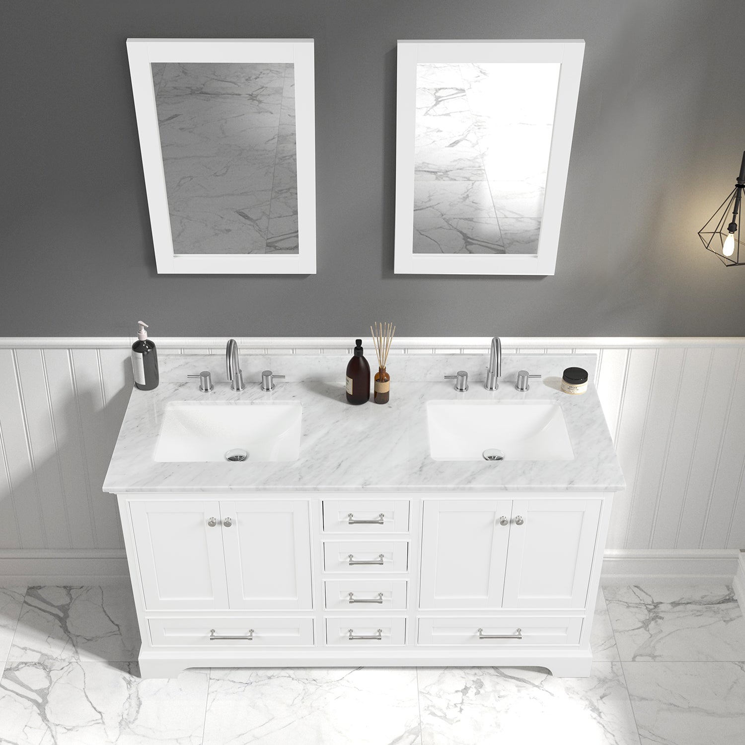 Copenhagen 60″ Vanity  - Shop at Home Craft Studio - 4