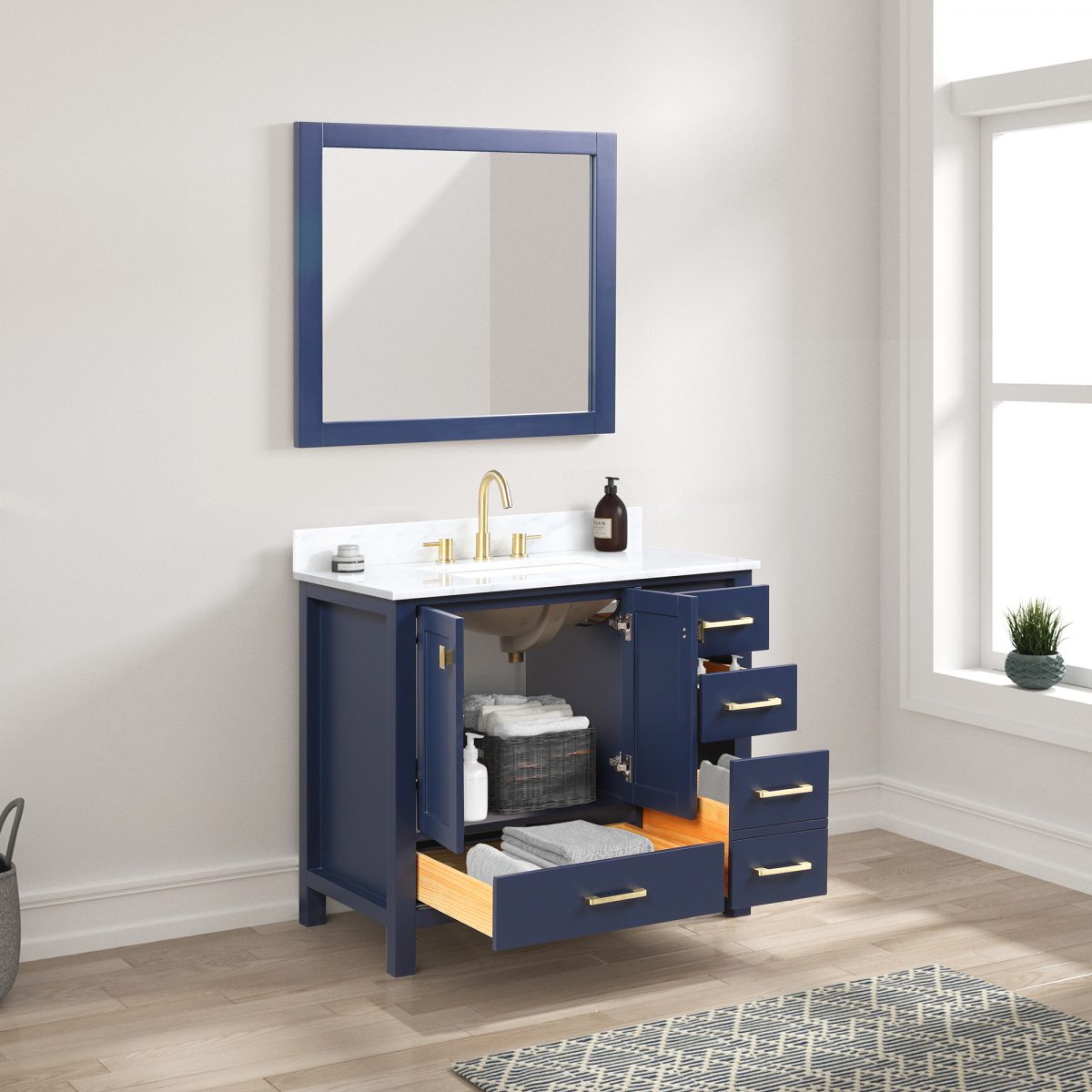 Geneva 36″ Vanity  - Shop at Home Craft Studio - 3