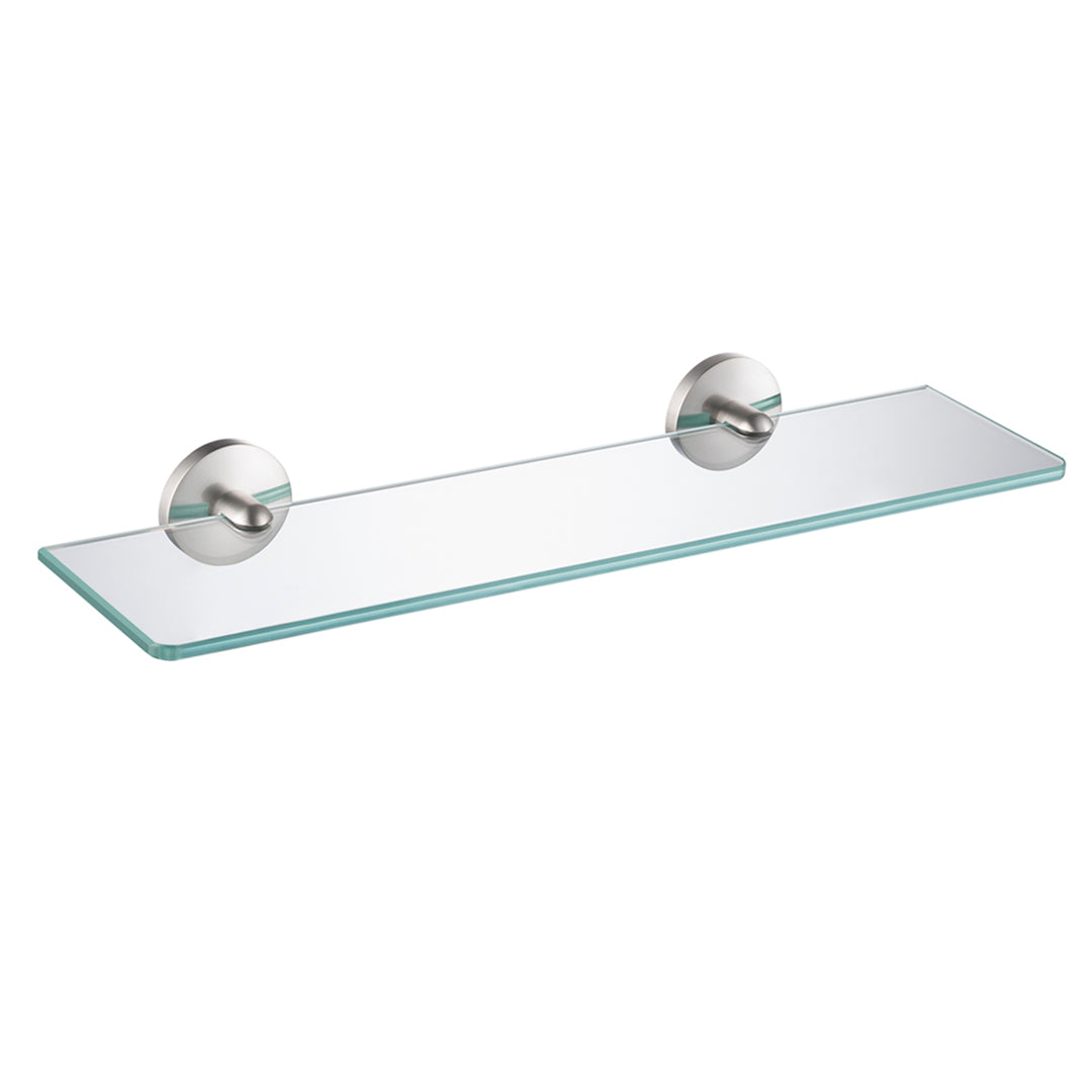 Glass Shelf – Brush Nickel – BA02 507 02  - Shop at Home Craft Studio - 1