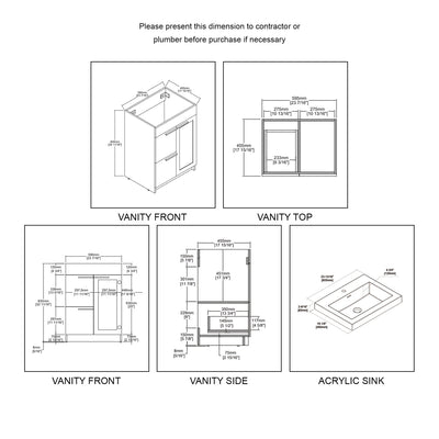Hanover 24″ Vanity  - Shop at Home Craft Studio - 7