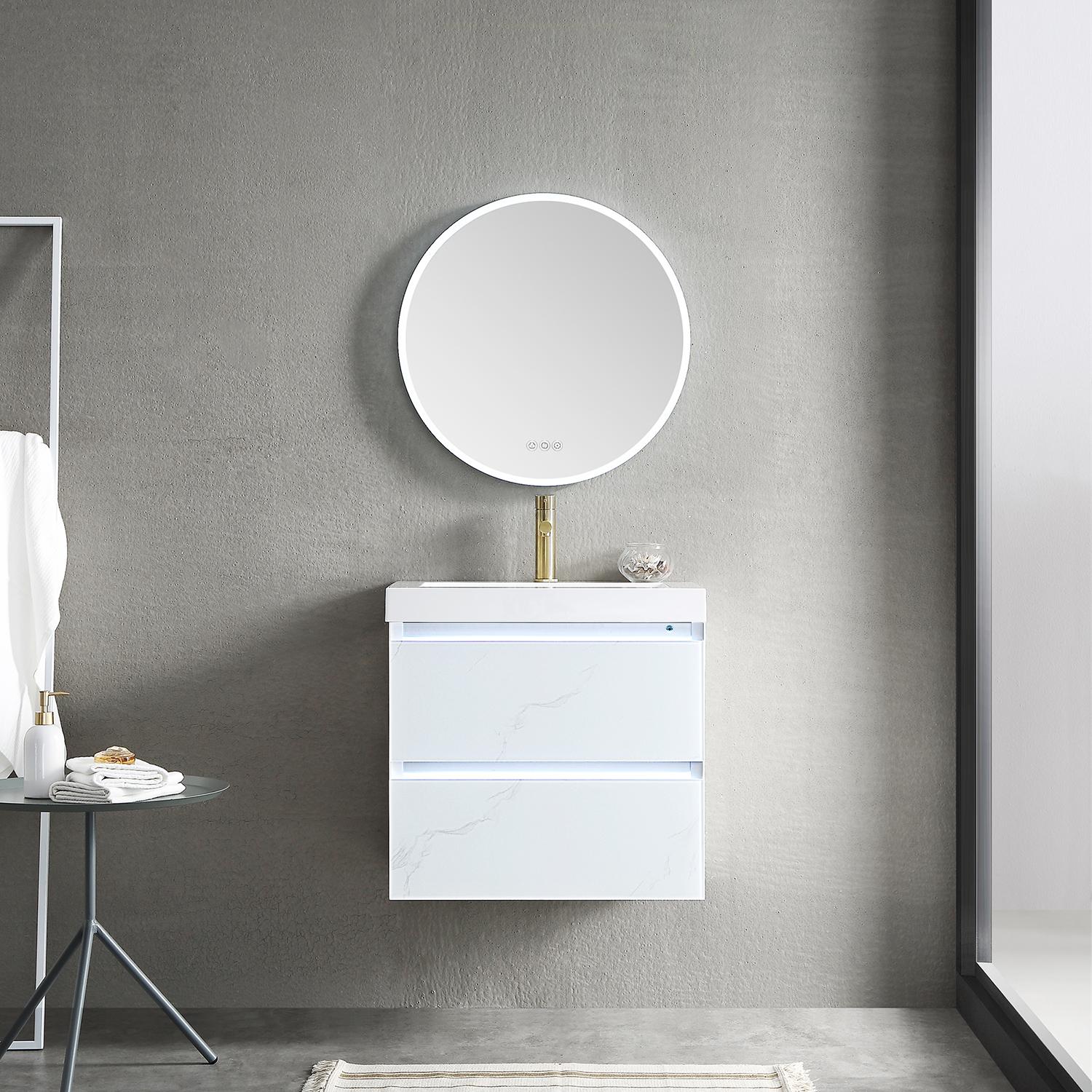 Jena 24 Inch Vanity（LED Illuminated）  - Shop at Home Craft Studio - 6