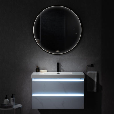 Jena 30 Inch Vanity（LED Illuminated）  - Shop at Home Craft Studio - 6