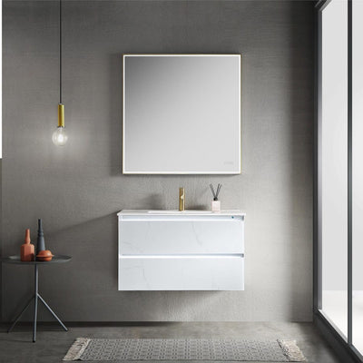Jena 36 Inch Vanity（LED Illuminated）  - Shop at Home Craft Studio - 1
