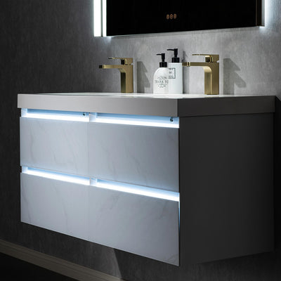Jena 48 Inch Vanity（LED Illuminated）  - Shop at Home Craft Studio - 6