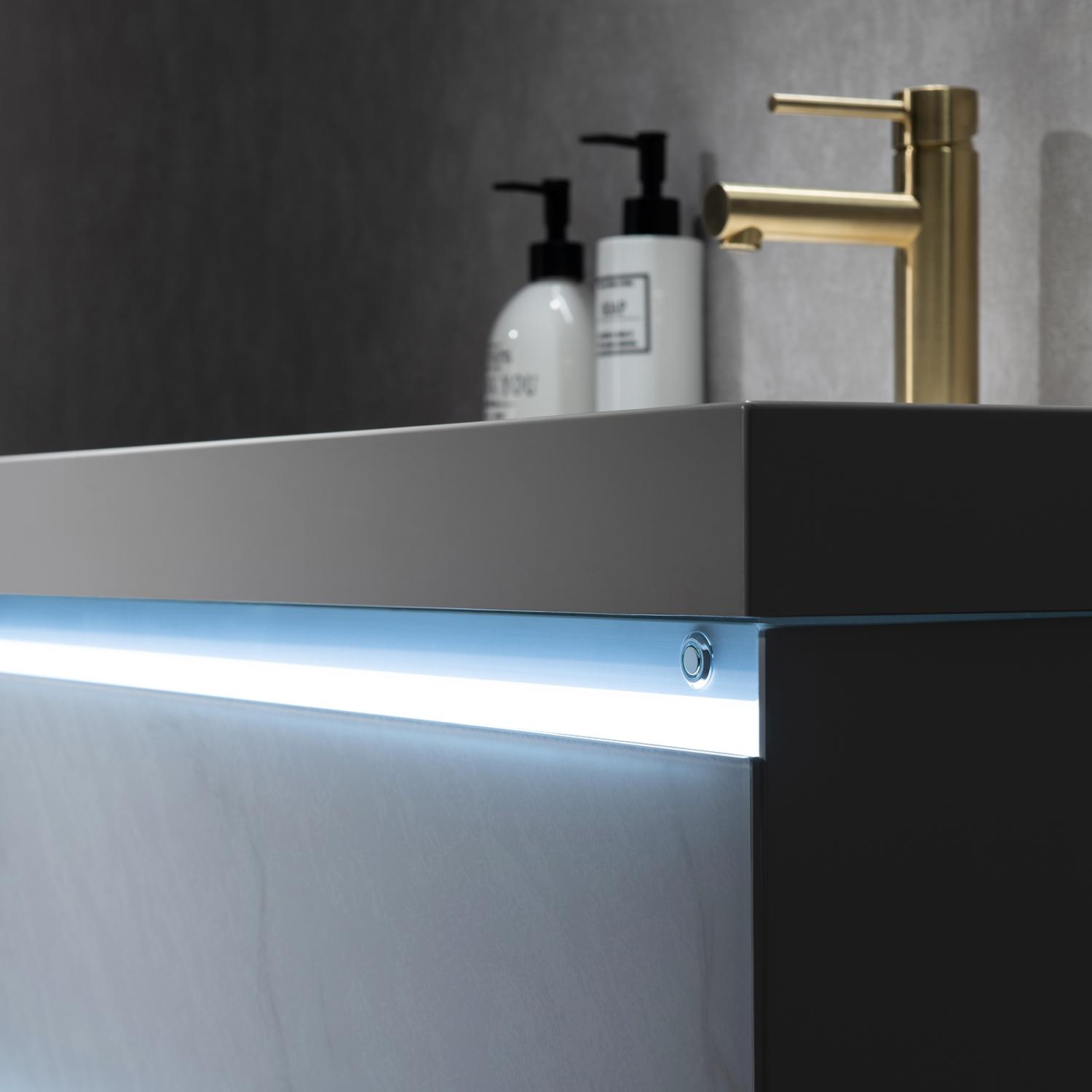 Jena 48 Inch Vanity（LED Illuminated）  - Shop at Home Craft Studio - 7