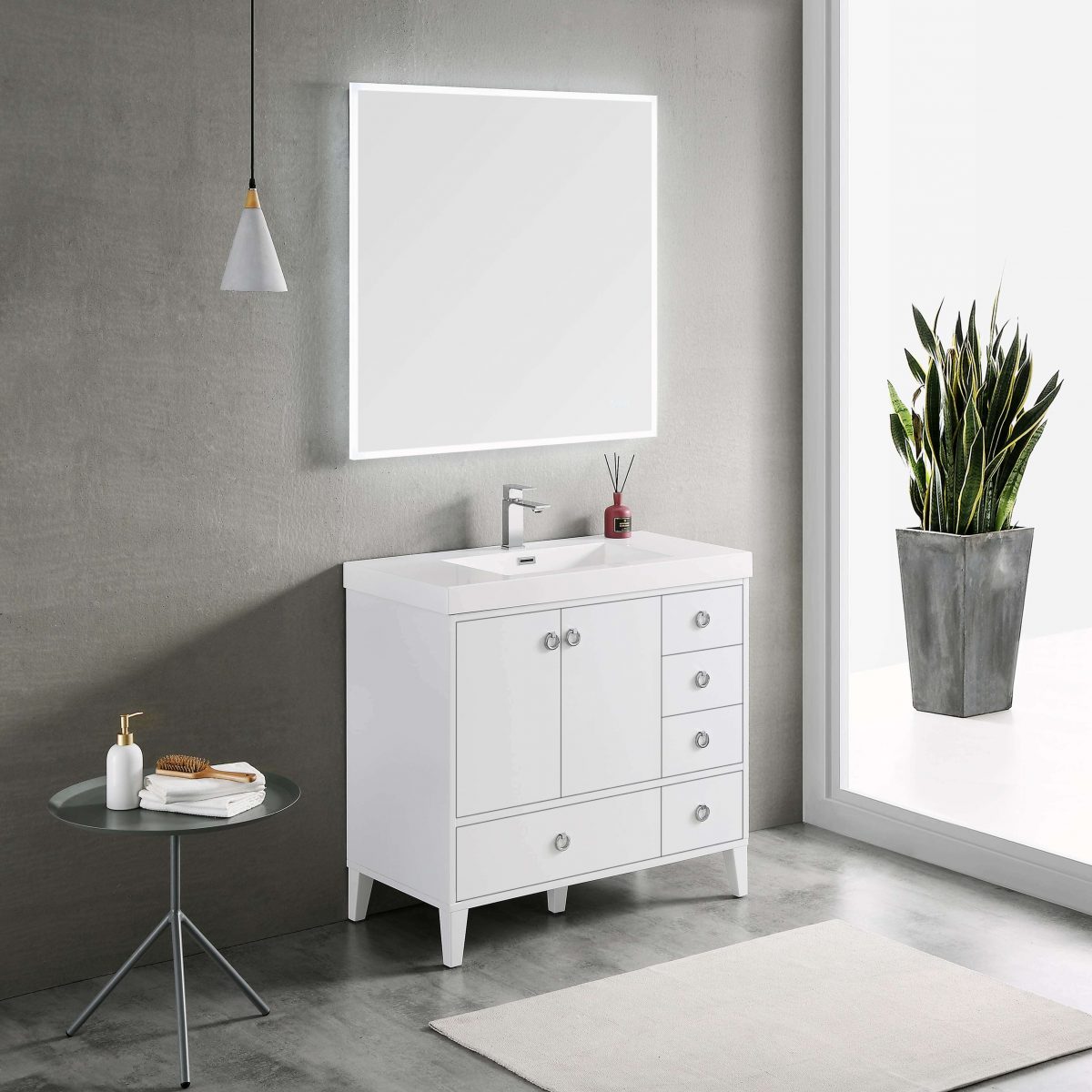 Lyon 36 Inch Vanity  - Shop at Home Craft Studio - 2