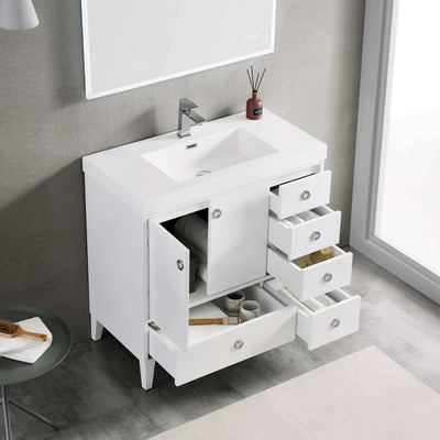 Lyon 36 Inch Vanity  - Shop at Home Craft Studio - 3