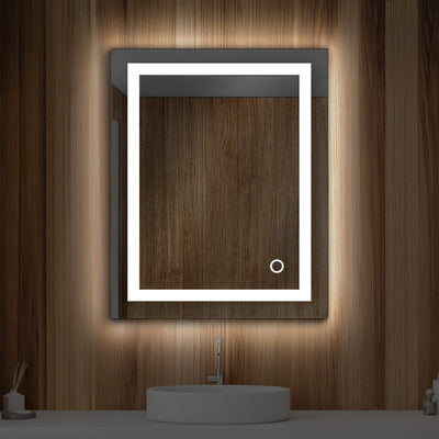 Lyra 24 x 30 Inch LED Mirror  - Shop at Home Craft Studio - 1