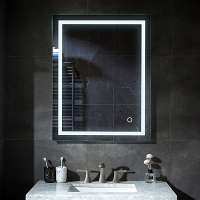 Lyra 24 x 30 Inch LED Mirror  - Shop at Home Craft Studio - 12