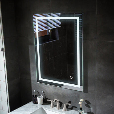 Lyra 24 x 30 Inch LED Mirror  - Shop at Home Craft Studio - 16