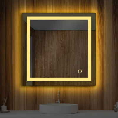 Lyra 30 x 30 Inch LED Mirror  - Shop at Home Craft Studio - 2