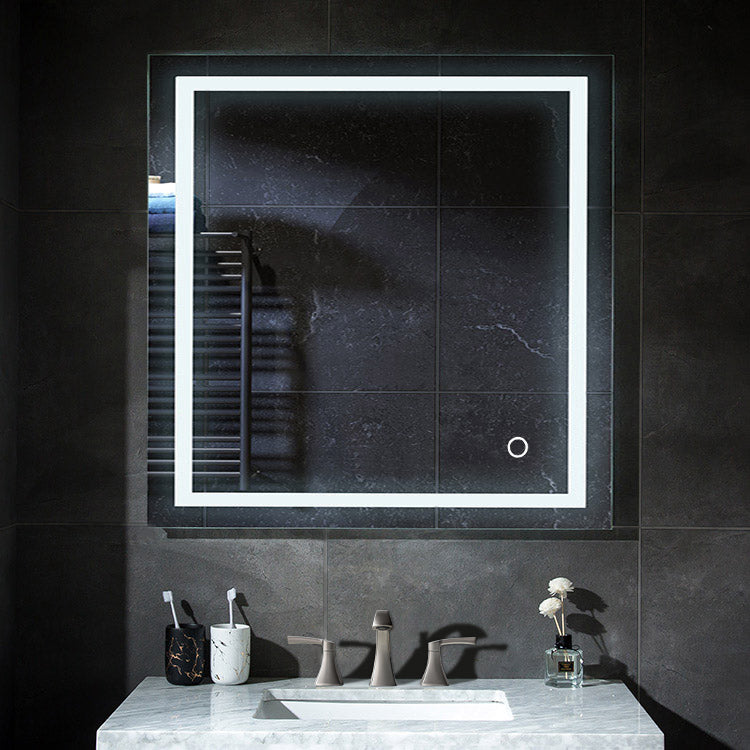 Lyra 30 x 30 Inch LED Mirror  - Shop at Home Craft Studio - 13