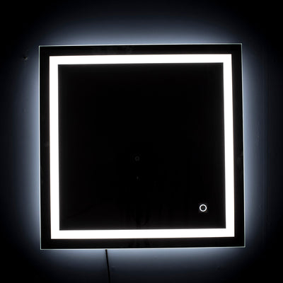 Lyra 30 x 30 Inch LED Mirror  - Shop at Home Craft Studio - 19