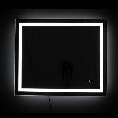 Lyra 36 x 30 Inch LED Mirror  - Shop at Home Craft Studio - 18