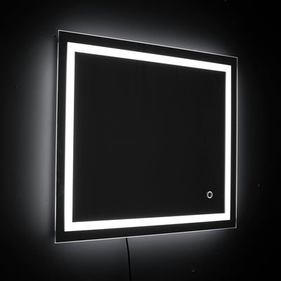 Lyra 36 x 30 Inch LED Mirror  - Shop at Home Craft Studio - 19