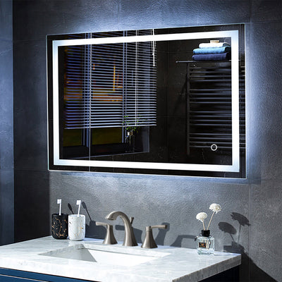 Lyra 48 x 30 Inch LED Mirror  - Shop at Home Craft Studio - 14