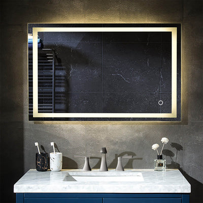 Lyra 48 x 30 Inch LED Mirror  - Shop at Home Craft Studio - 15