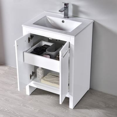 Milan 24 Inch Vanity  - Shop at Home Craft Studio - 2