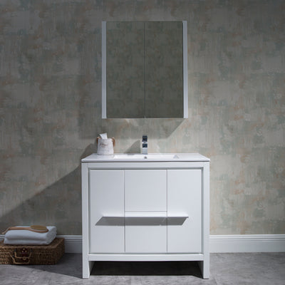 Milan 36 Inch Vanity  - Shop at Home Craft Studio - 1