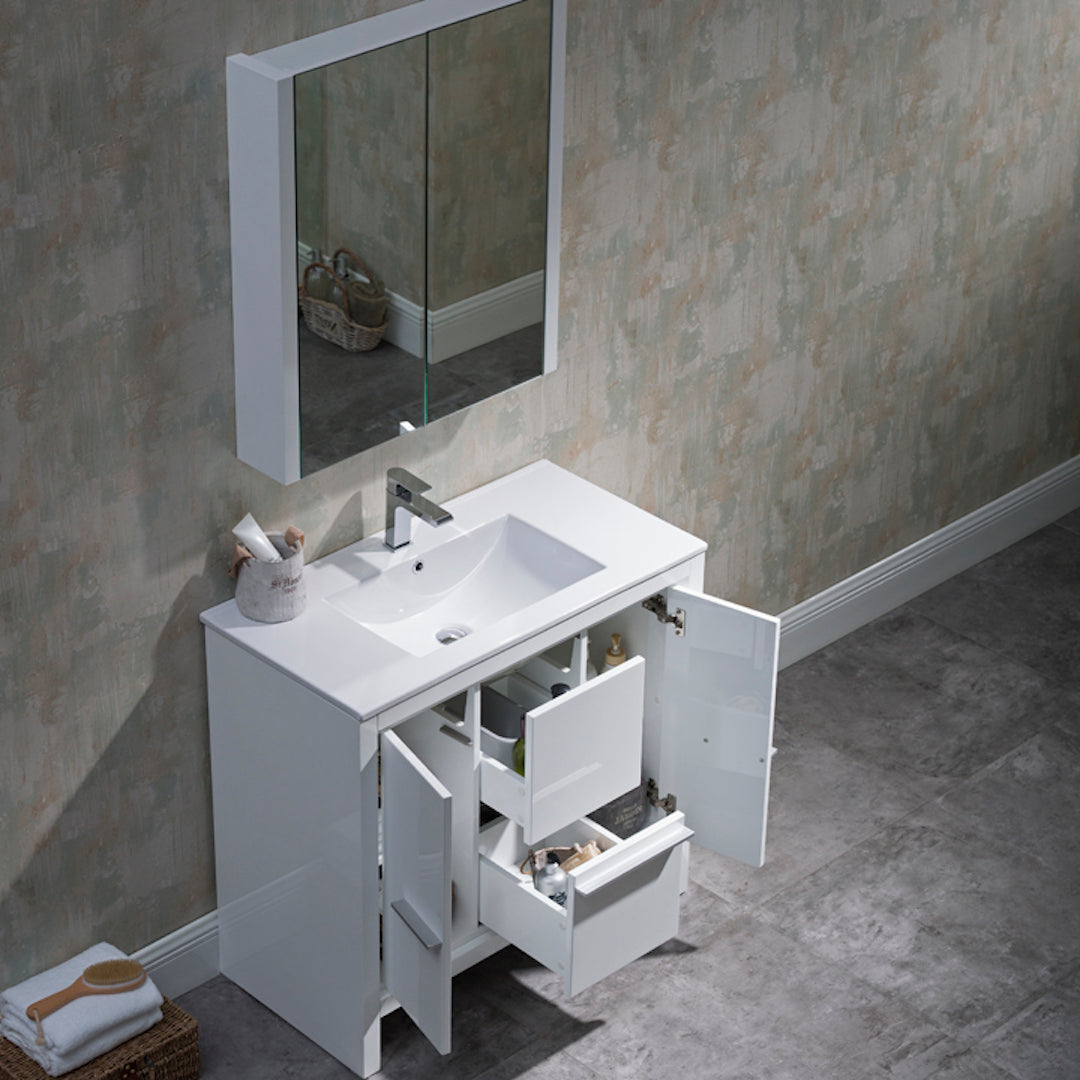 Milan 36 Inch Vanity  - Shop at Home Craft Studio - 4