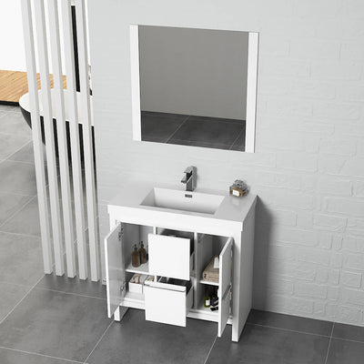 Milan 36 Inch Vanity  - Shop at Home Craft Studio - 7
