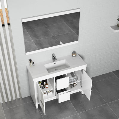 Milan 48 Inch Vanity  - Shop at Home Craft Studio - 6