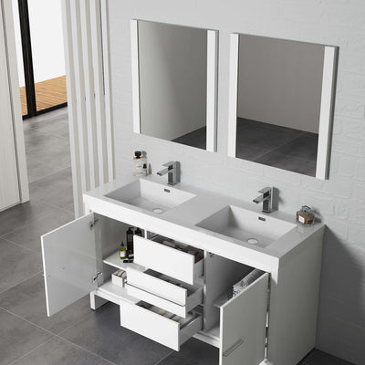 Milan 60 Inch Vanity  - Shop at Home Craft Studio - 2