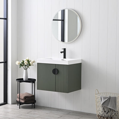 Moss 24″ Vanity with Acrylic Sink  - Shop at Home Craft Studio - 2