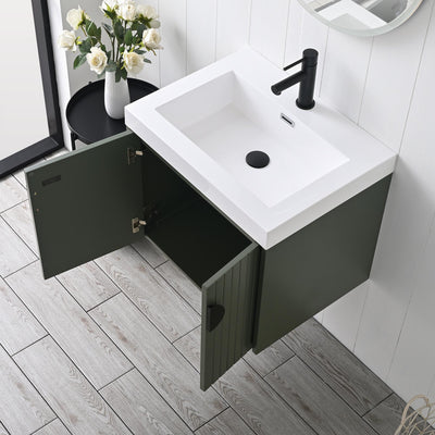 Moss 24″ Vanity with Acrylic Sink  - Shop at Home Craft Studio - 3