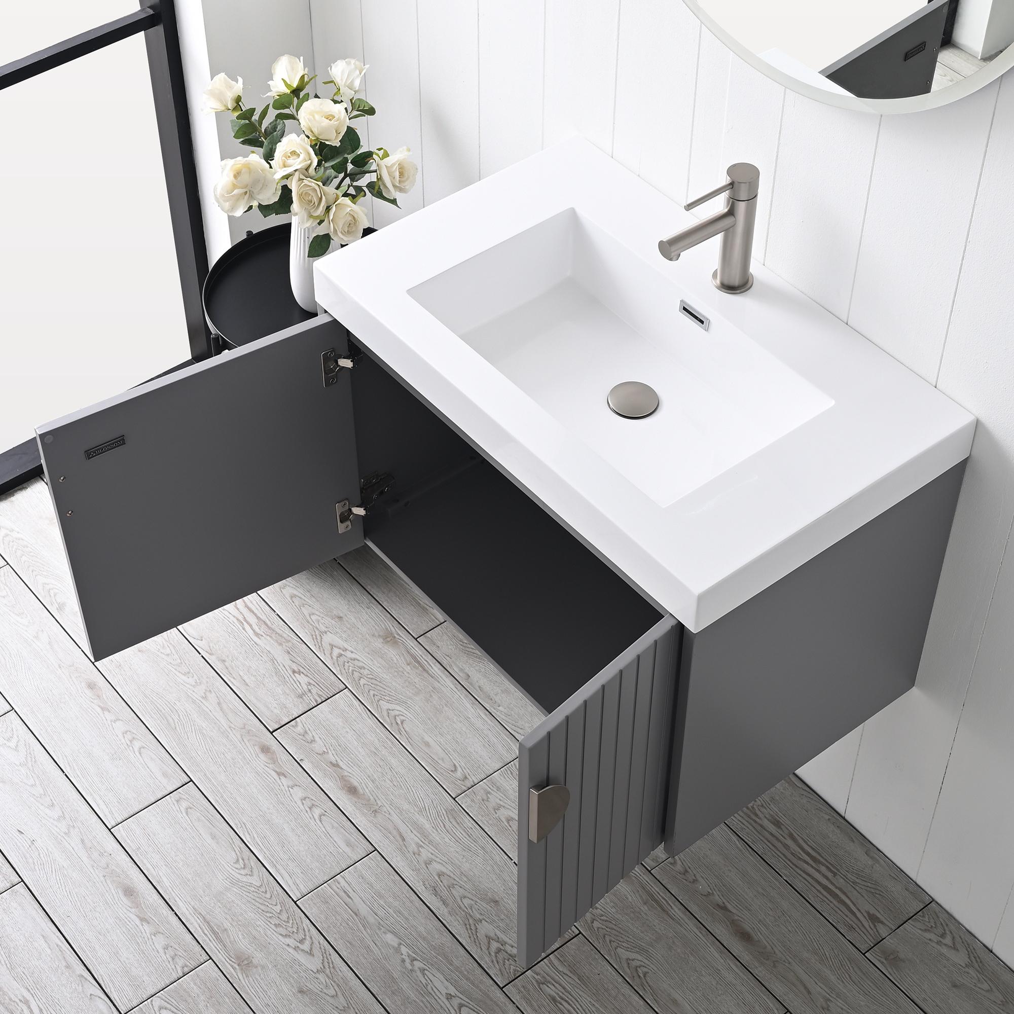 Moss 30″ Vanity with Acrylic Sink  - Shop at Home Craft Studio - 18