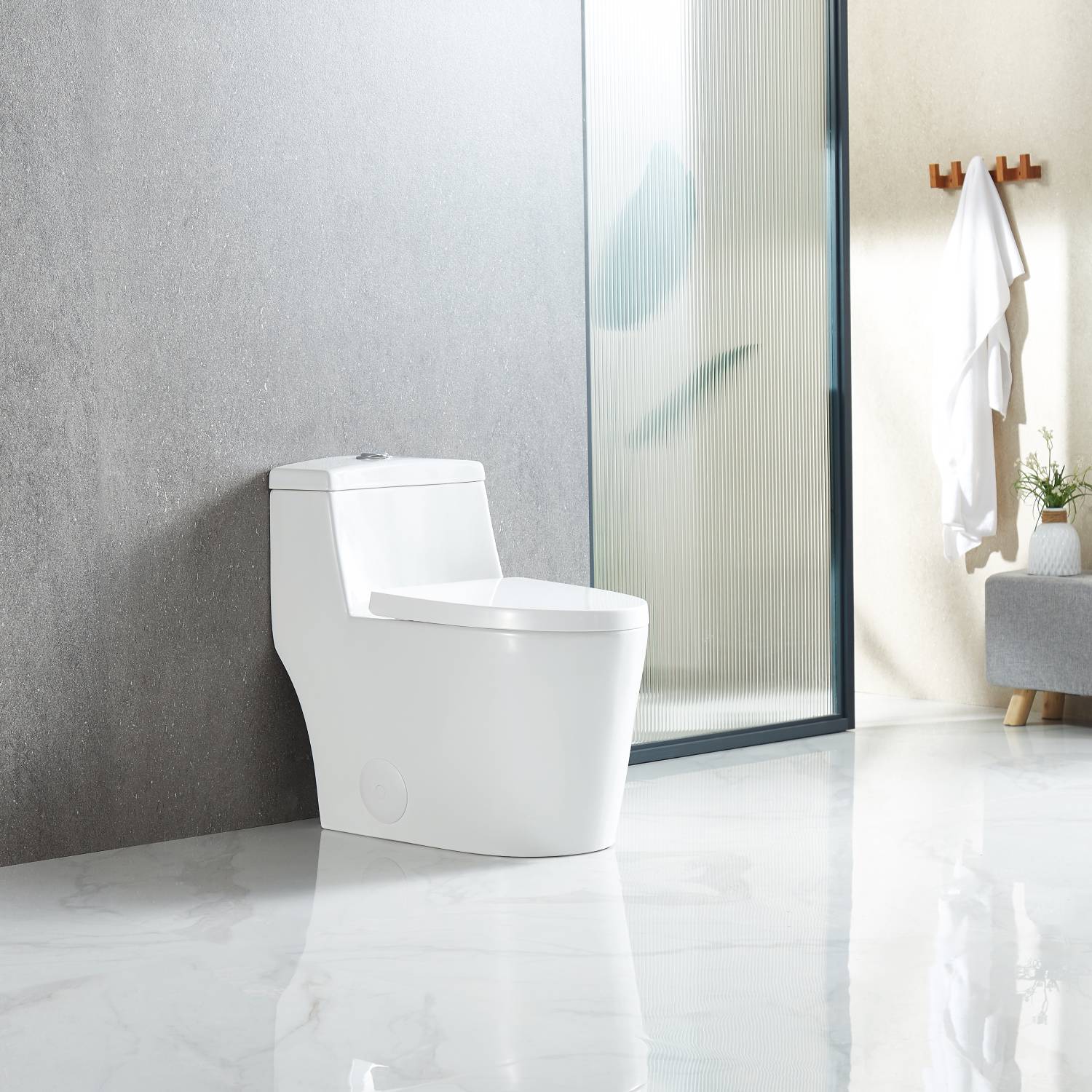 One Piece Toilet T9 05  - Shop at Home Craft Studio - 9