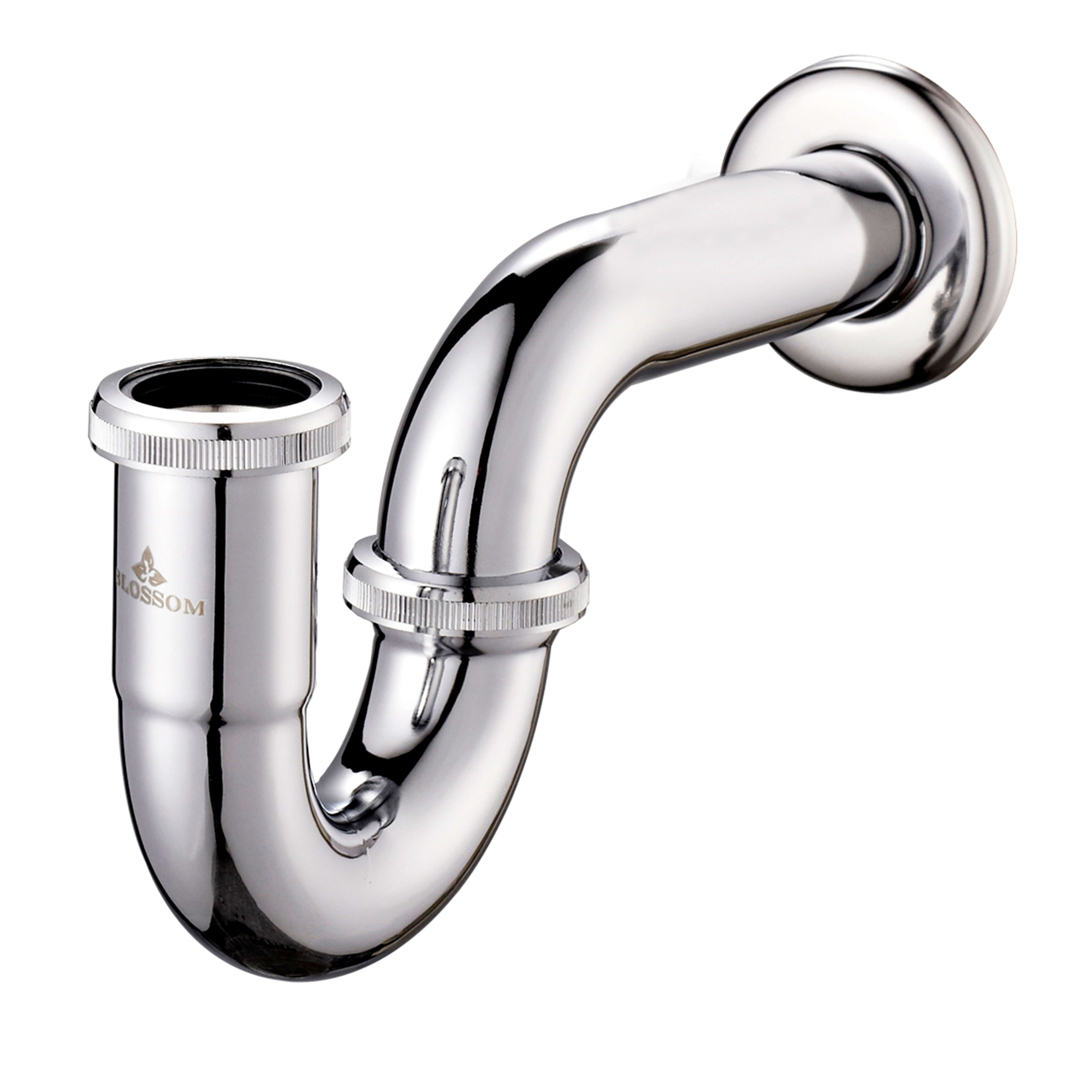 P Trap – Chrome – BA02 004 01  - Shop at Home Craft Studio - 1