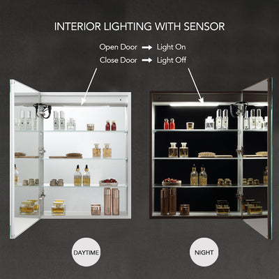 Pillar – 24 Inches LED Medicine Cabinet  - Shop at Home Craft Studio - 5