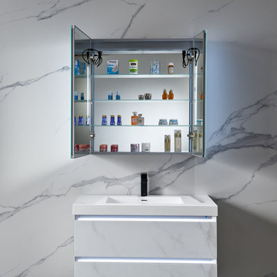 Pollux- 30 Inch LED Medicine Cabinet  - Shop at Home Craft Studio - 5