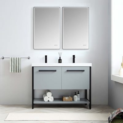 Riga 48 Inch Vanity – Double Sinks  - Shop at Home Craft Studio - 2