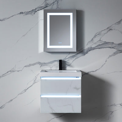 Rigel – 20 Inch LED Medicine Cabinet  - Shop at Home Craft Studio - 1
