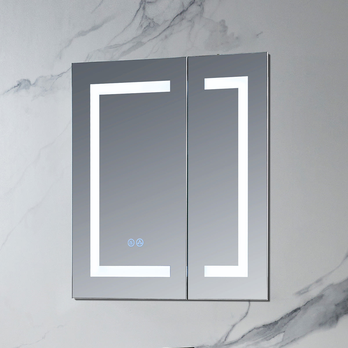 Rigel – 25 Inch LED Medicine Cabinet  - Shop at Home Craft Studio - 4