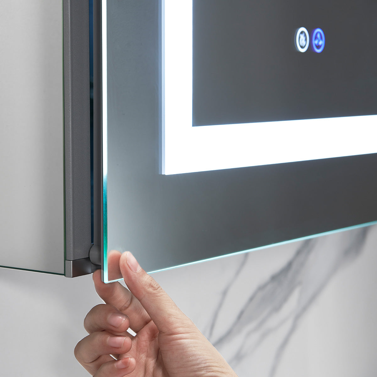 Rigel – 25 Inch LED Medicine Cabinet  - Shop at Home Craft Studio - 7