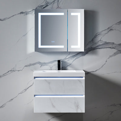 Rigel – 30 Inch LED Medicine Cabinet  - Shop at Home Craft Studio - 1