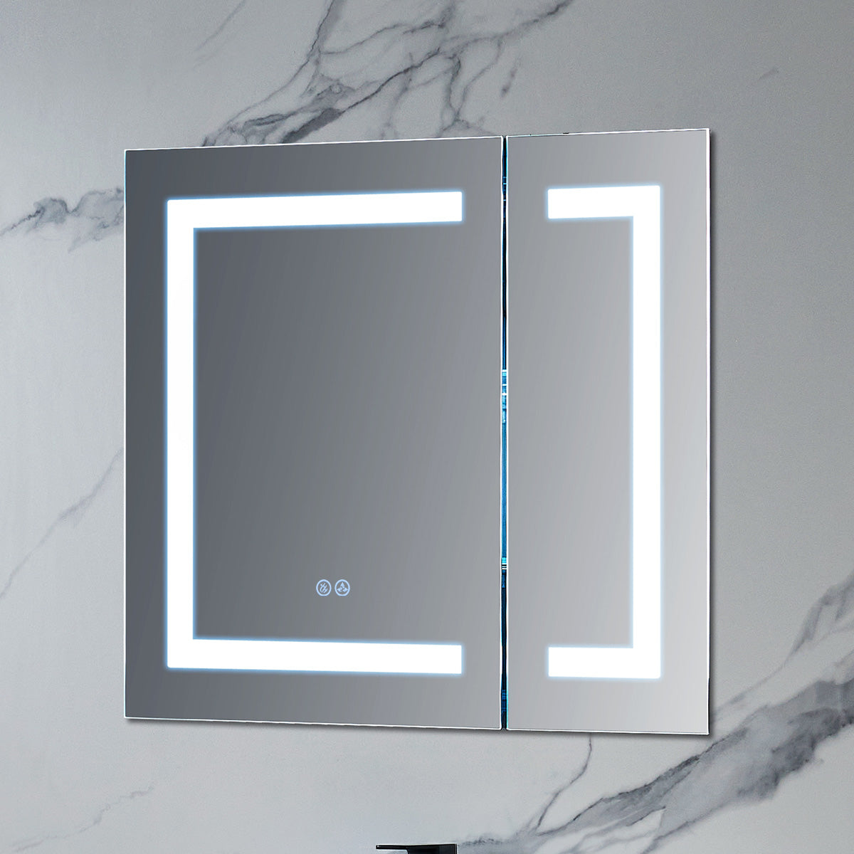 Rigel – 30 Inch LED Medicine Cabinet  - Shop at Home Craft Studio - 4