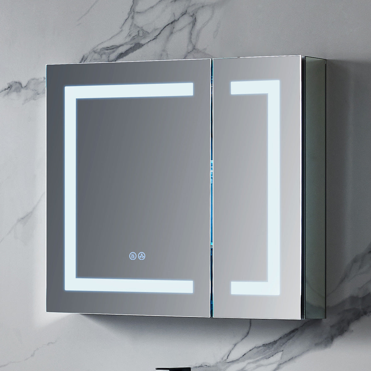 Rigel – 30 Inch LED Medicine Cabinet  - Shop at Home Craft Studio - 5