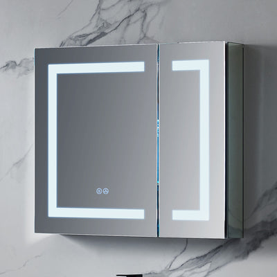 Rigel – 30 Inch LED Medicine Cabinet  - Shop at Home Craft Studio - 5