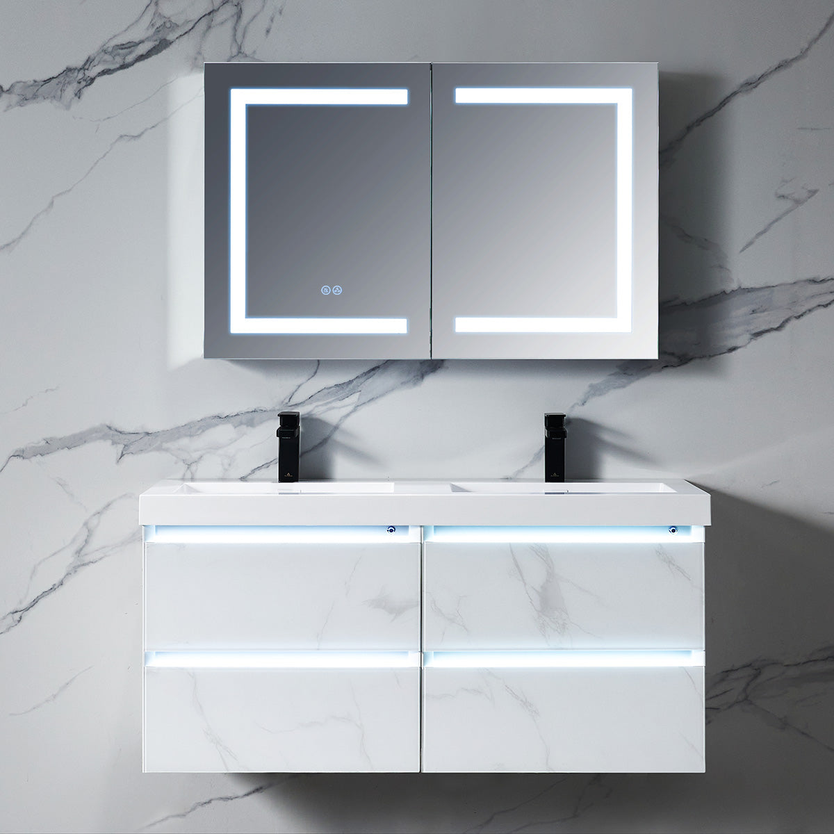 Rigel – 40 Inch LED Medicine Cabinet  - Shop at Home Craft Studio - 1