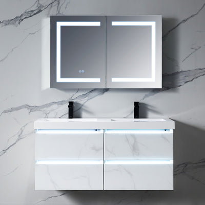 Rigel – 40 Inch LED Medicine Cabinet  - Shop at Home Craft Studio - 1
