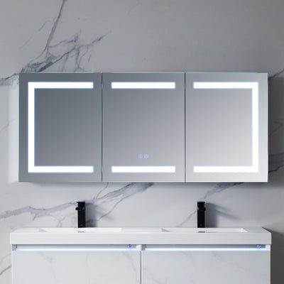 Rigel – 60 Inch LED Medicine Cabinet  - Shop at Home Craft Studio - 3